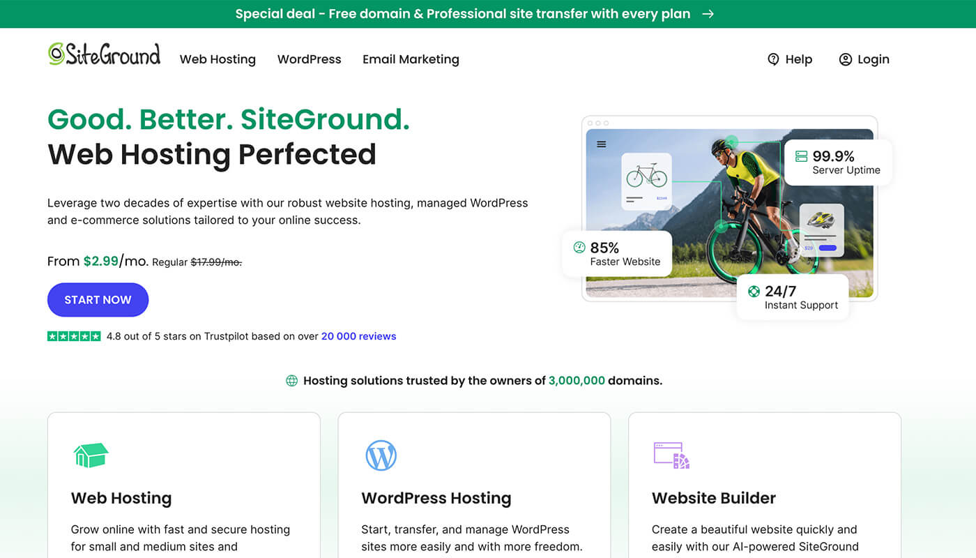 SiteGround主机