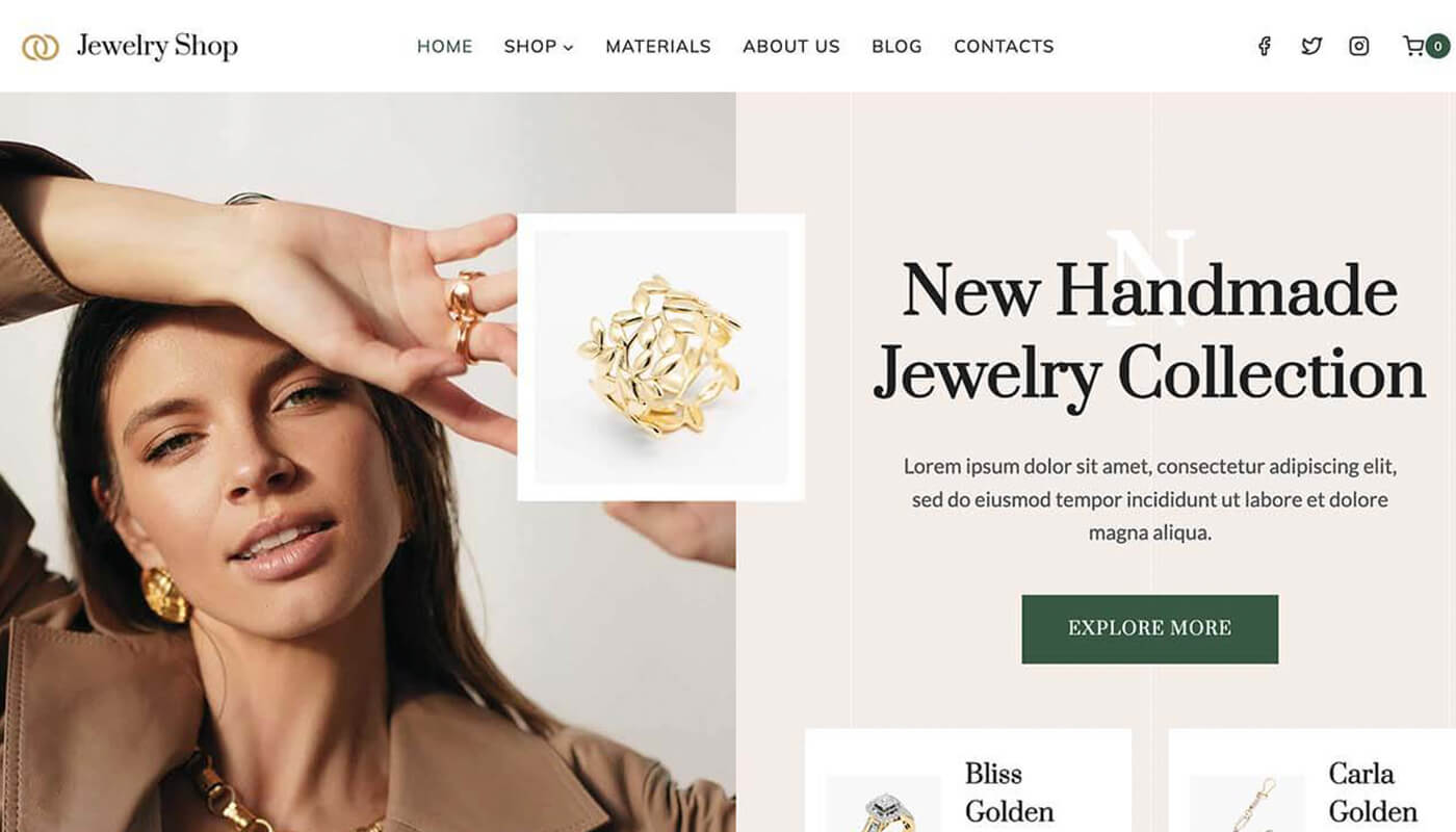Jewelry-Shop电商主题