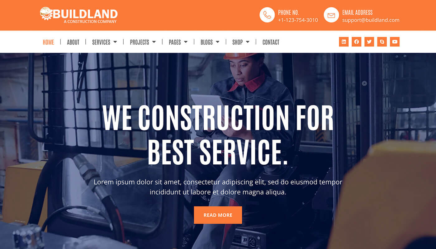 buildland外贸主题