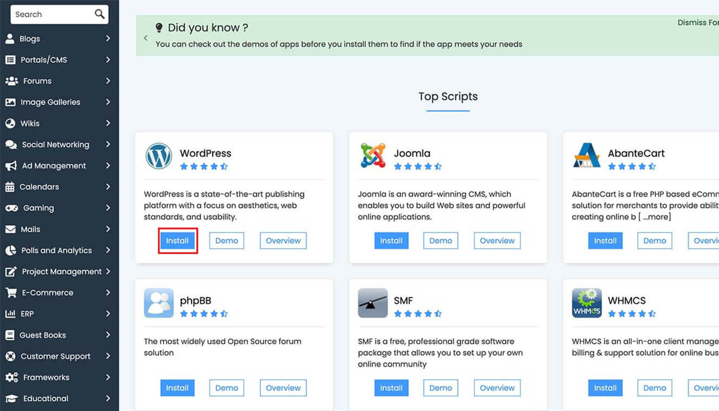 使用WordPress系统建站