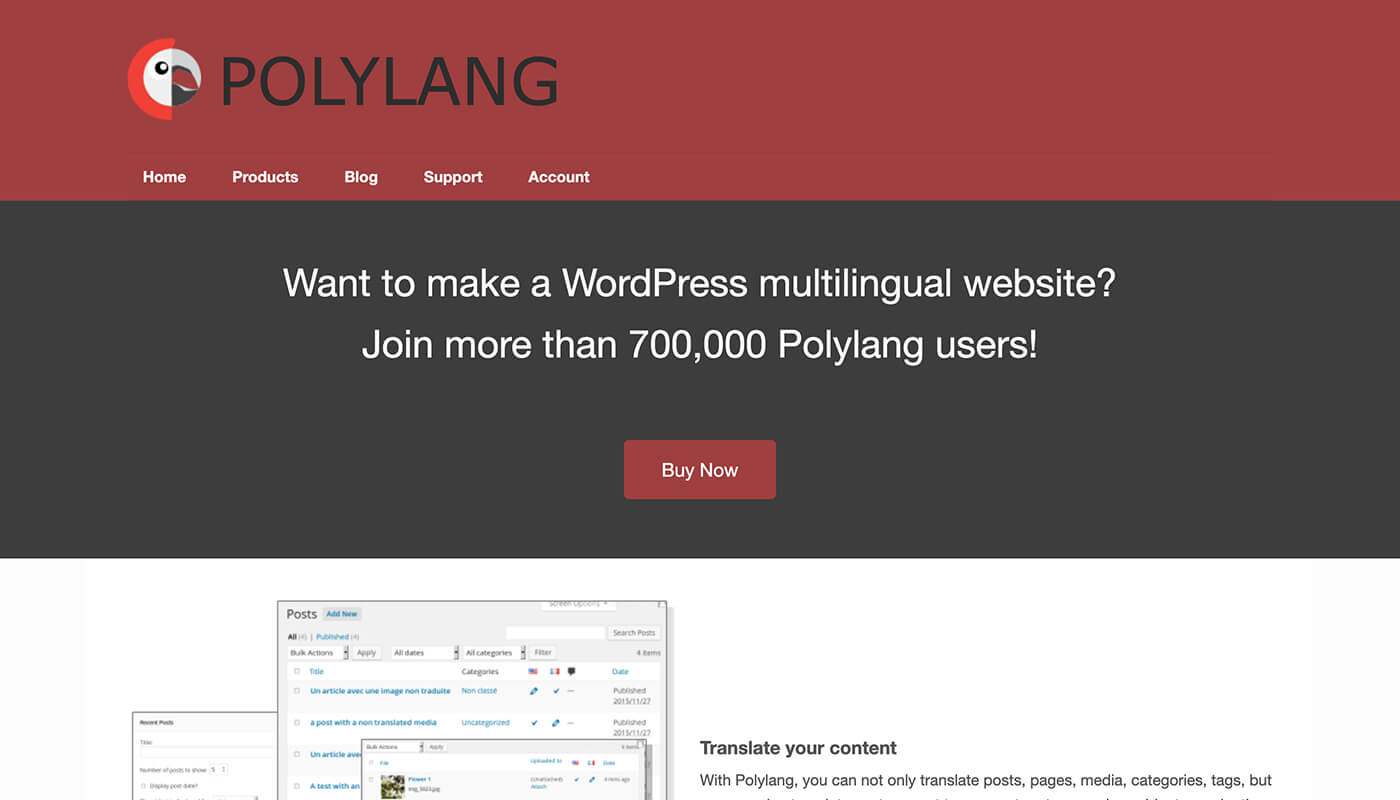 polylang 多语言插件