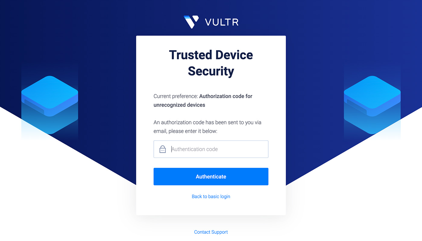 vultr 账号注册登录流程四