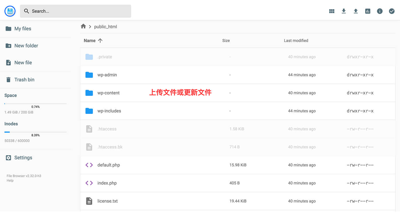 上传文件到 Hostinger 上