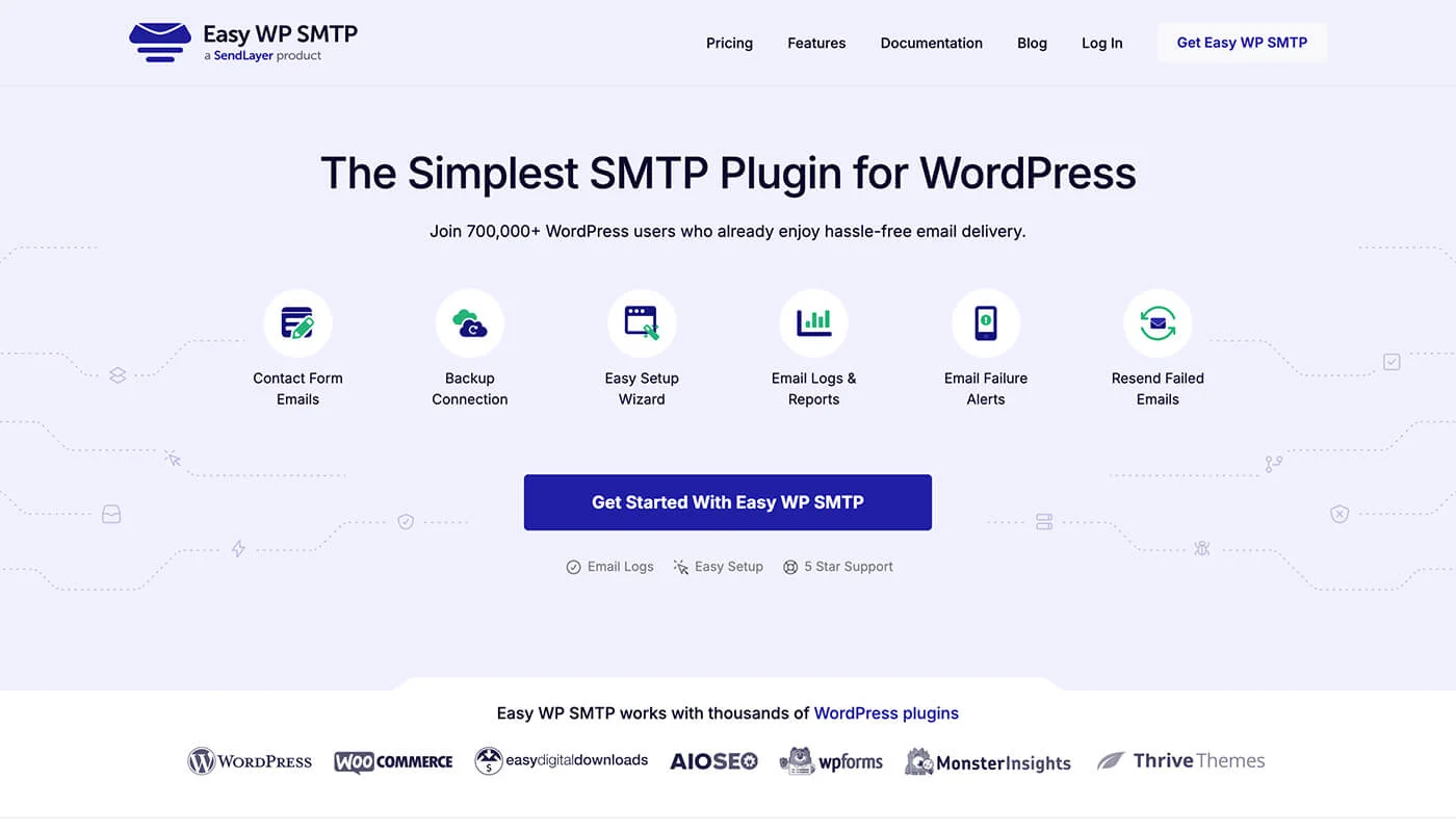 Easy WP SMTP 表单插件