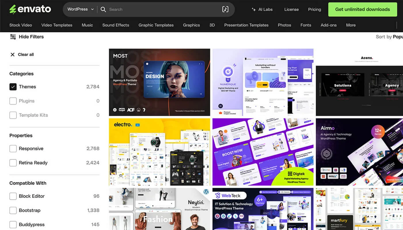 ThemeForest 主题
